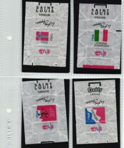 Zuckerpapier sucre ALBERTVILLE - Olympic Games 1992 Oslo, Cortina, Grenoble, Sapporo 6 Stück Sugar / EUROSUCRE