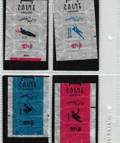 Zuckerpapier sucre ALBERTVILLE - Olympic Games 1992 MIX 18 Stück Sugar / EUROSUCRE