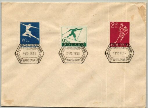 Polska, Warszawa 1953, Eishockey, Langlauf, Eiskunstlauf, Sport, SST