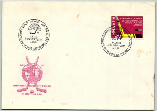 Helvetia, Geneve 1961, Championnats du monde de hockey sur glace, Eishockey WM