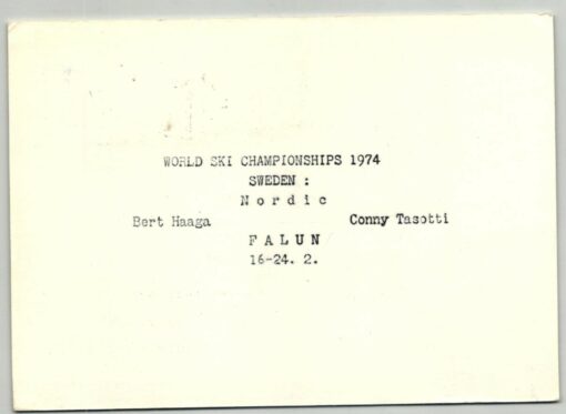 Sverige 1974, Falun FIS VM Pa Skidor Ski WM, Skiing Weltmeisterschaft – Bild 2