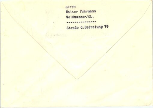 DDR Berlin 1959, Deutsches Turn- und Sportfest Leipzig DTSB FDC Sport 2 FDC – Bild 4