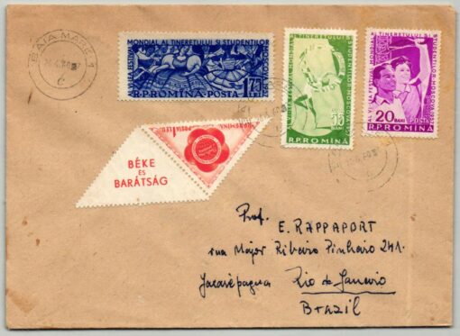 Romina, 1960 Festival Mondial Tineretului Studentilor, Turnen, Moskau