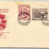 CSR Gottwaldov 1953, Sport, Volleyball, Motorrad, Speerwurf FDC