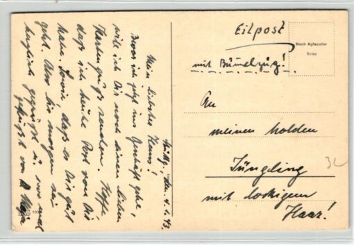 AK Postcard Ski, Skisportler in Winterlandschaft, Aufstieg Berge, Skiing – Bild 2