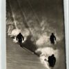 AK Postcard Ski, Davos Dorf Parsenn Abfahrt Winter Skiing