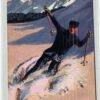 AK Postcard Ski, München 1922 Merte Schifahrer Abfahrt Skiing