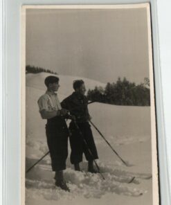AK Postcard Ski, Schifahrer Wintersport Skiing
