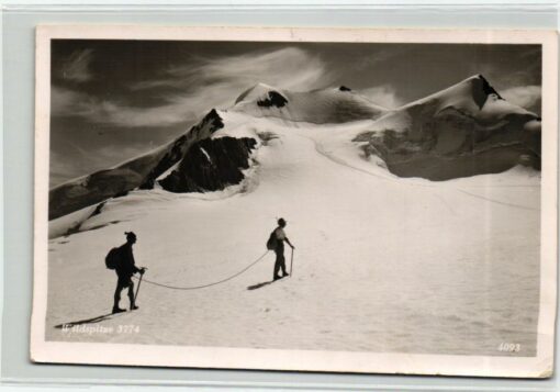 AK Postcard Ski, Wildspitze Schneeschuh Wandern Sölden Skiing