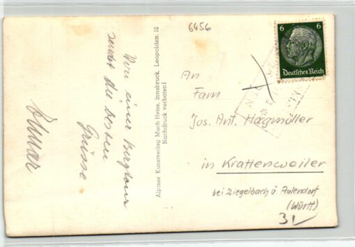 AK Postcard Ski, Wildspitze Schneeschuh Wandern Sölden Skiing – Bild 2