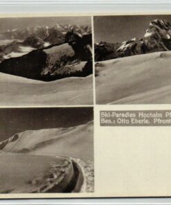 AK Postcard Ski, Skiparadies Hochalm Pronten Steinach Allgäu Skiing