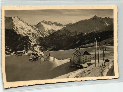 AK Postcard Ski, Skidorf Hochsölden Ötztal Tirol Skiing