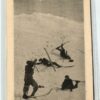 AK Postcard Ski, Col Bayard GAP Alpes Skiing