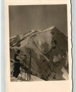 AK Postcard Ski, Schifahrer Tirol Alpen Skiing
