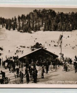 AK Postcard Ski, Fürstalm Krettenburg Skihütte Schi Skiing