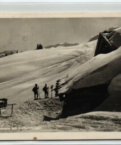 AK Postcard Ski, Breitfussalm Zwölferkogel Saalbach 1931 Salzburg Skiing