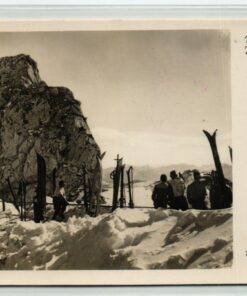 AK Postcard Ski, Wendelstein Kircherl Aufstieg Gipfel Wendelsteinhaus Skiing