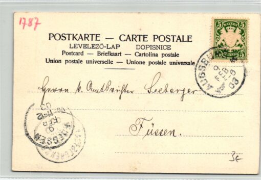 AK Postcard Ski Heil, Ausblick Himmeleck Höfats Mädelergabel Schilaufen Skiing – Bild 2
