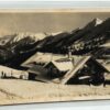 AK Postcard Ski, Schwarzwasserhütte Schwaben Hirschegg 1934 Skiing