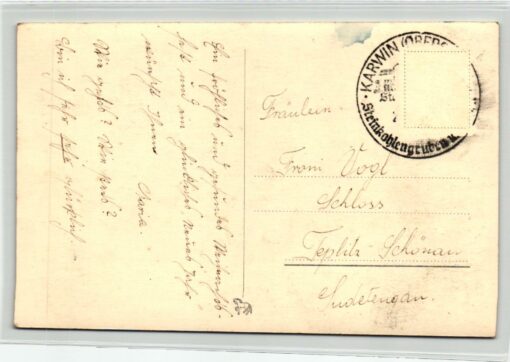 AK Postcard Ski, Karwin Karvina Karwina Skiing – Bild 2