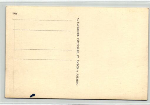 AK Postcard Ski, Schiläufer St. Anton Arlberg Schubert Skiing – Bild 2