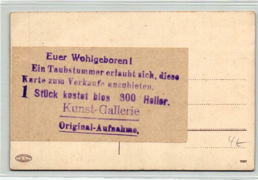 AK Postcard Ski, Taubstummen Karte Schilaufen Innsbruck Skiing – Bild 2
