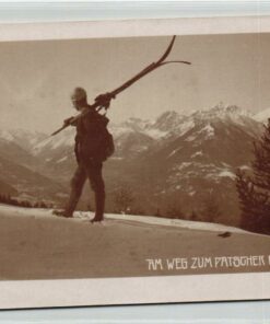AK Postcard Ski, Patscher Kofel Innsbruck Tirol Schilaufen Skiing