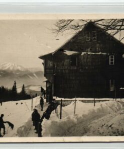 AK Postcard Ski, Berndorfer Hütte Hofen Mandling 1926 Skiing