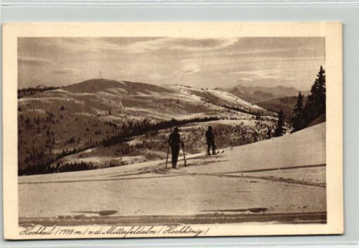 AK Postcard Ski, Hochkeil Mitterfeldalm Hochkönig Arturhaus Skiing