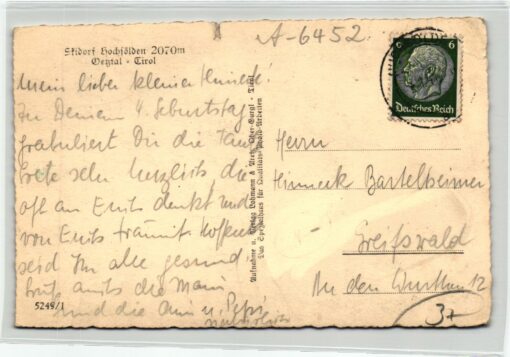 AK Postcard Ski, Skidorf Hochsölden Tirol Ötztal Skiing – Bild 2
