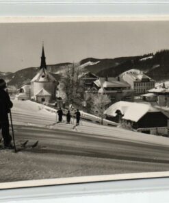 AK Postcard Ski, Wintersportplatz Puchenstuben Schilaufen Skiing