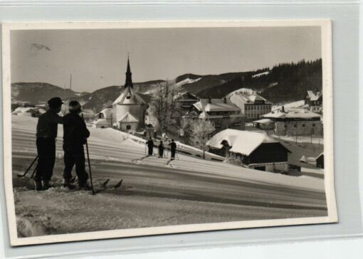 AK Postcard Ski, Wintersportplatz Puchenstuben Schilaufen Skiing
