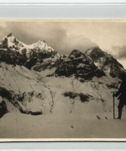 AK Postcard Ski, Schilaufen Gebirge Sport Alpen Skiing