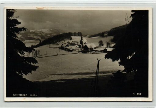 AK Postcard Ski, Josefsberg Mariazell Wienerbruck 1952 Skiing