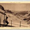 AK Postcard Ski, Alpes Hiver Le Galibier Mont Viso Col Lautaret Skiing