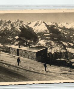 AK Postcard Ski, Innsbruck Patscherkofelbahn Berghotel Patscherkofel Tirol Skiing
