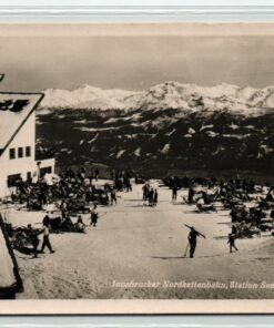 AK Postcard Ski, Innsbruck Nordkettenbahn Seegrube Skiing