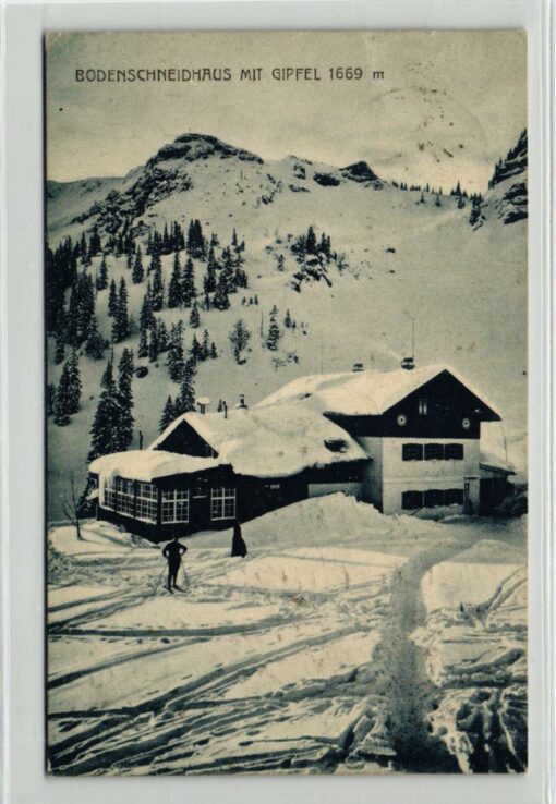 AK Postcard Ski, Bodenschneidhaus Gipfel Schliersee Bayern Skiing