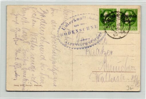 AK Postcard Ski, Bodenschneidhaus Gipfel Schliersee Bayern Skiing – Bild 2