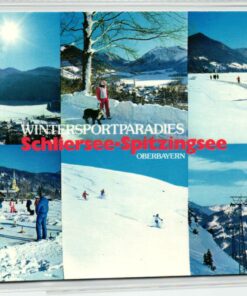 AK Postcard Ski, Wintersport Schliersee Spitzingsee Oerbayern Skiing
