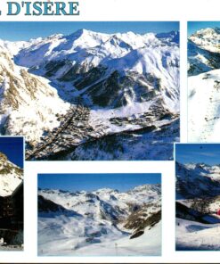 AK Postcard Ski, Val D'Isere Hiver Ete tennis montagne Skiing