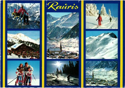 AK Postcard Ski, Rauris Heimalm Hütte Wintersportplatz Hochalm Skiing