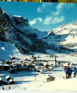 AK Postcard Ski, Dolomiti Corvara Sella Passo Schilaufen Gardena Skiing