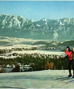 AK Postcard Ski, Luftkurort Oberaudorf am Inn Wilder Kaiser Skiing