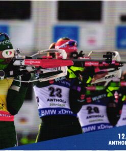 AK Postcard Ski, Antholz Anterselva 2020 Biathlon IBU Championships Woman Skiing