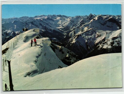 AK Postcard Ski, Skigebiet Hühnerspiel Gossensaß Eisacktal Südtirol Skiing