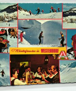 AK Postcard Ski, Westendorf Austria Tirol Kitzbühler Alpen Brixental Skiing