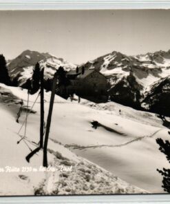AK Postcard Ski, Bielefelder Hütte Ötz Tirol Austria Skiing