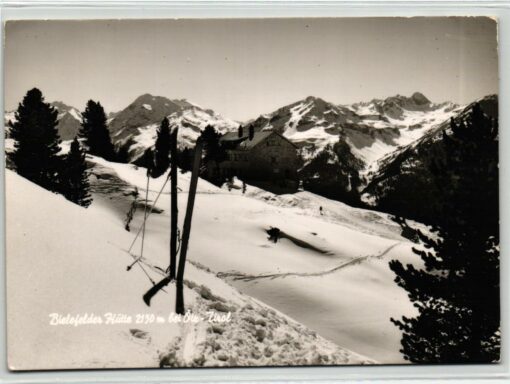 AK Postcard Ski, Bielefelder Hütte Ötz Tirol Austria Skiing