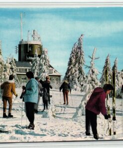AK Postcard Ski, Astenturm Hochsauerland Asten Skiing
